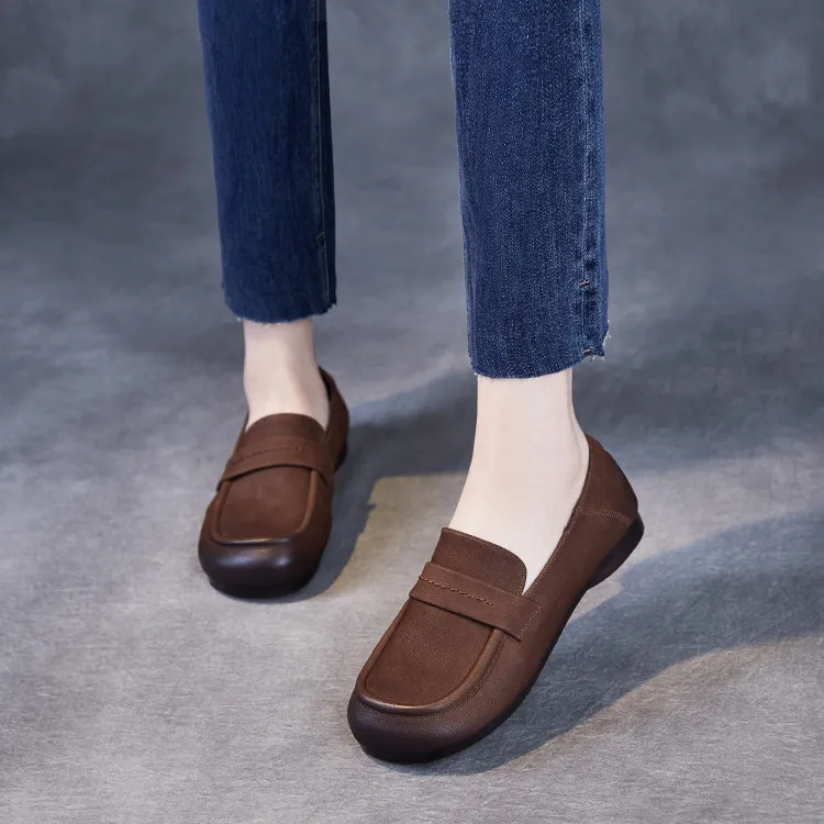 Devanro Loafers Women's Brown-2