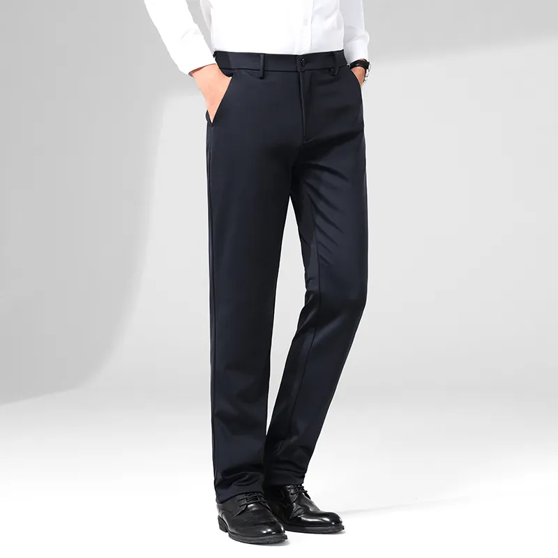 Devanro Casual Pants Men's Black-7