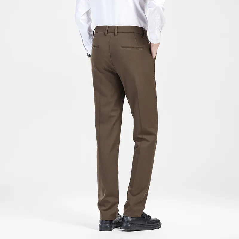 Devanro Casual Pants Men's Black-15