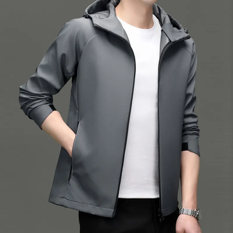 Devanro Jackets Coats Men's Red-5
