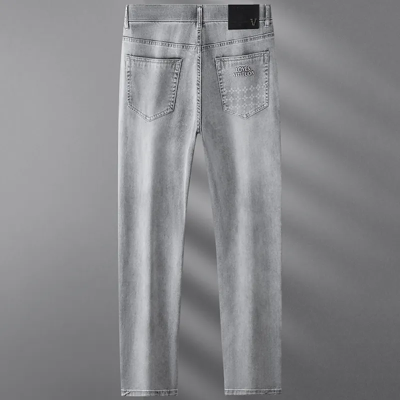 Devanro Jeans Men Gray-3