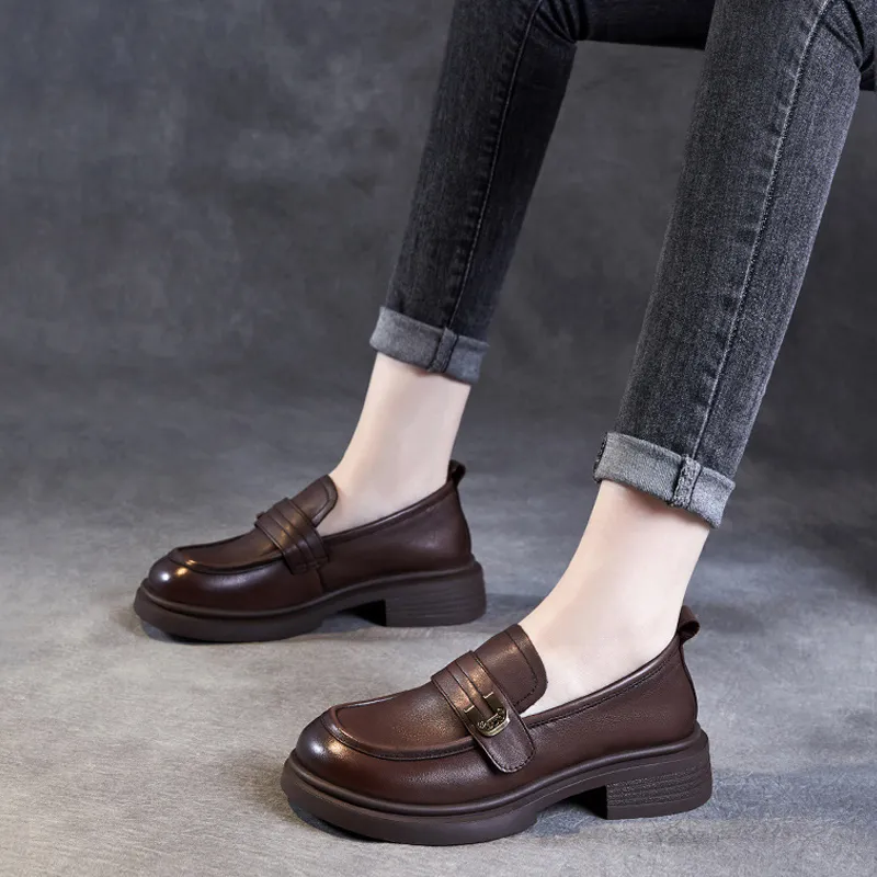 Devanro Loafers Women's Black-7