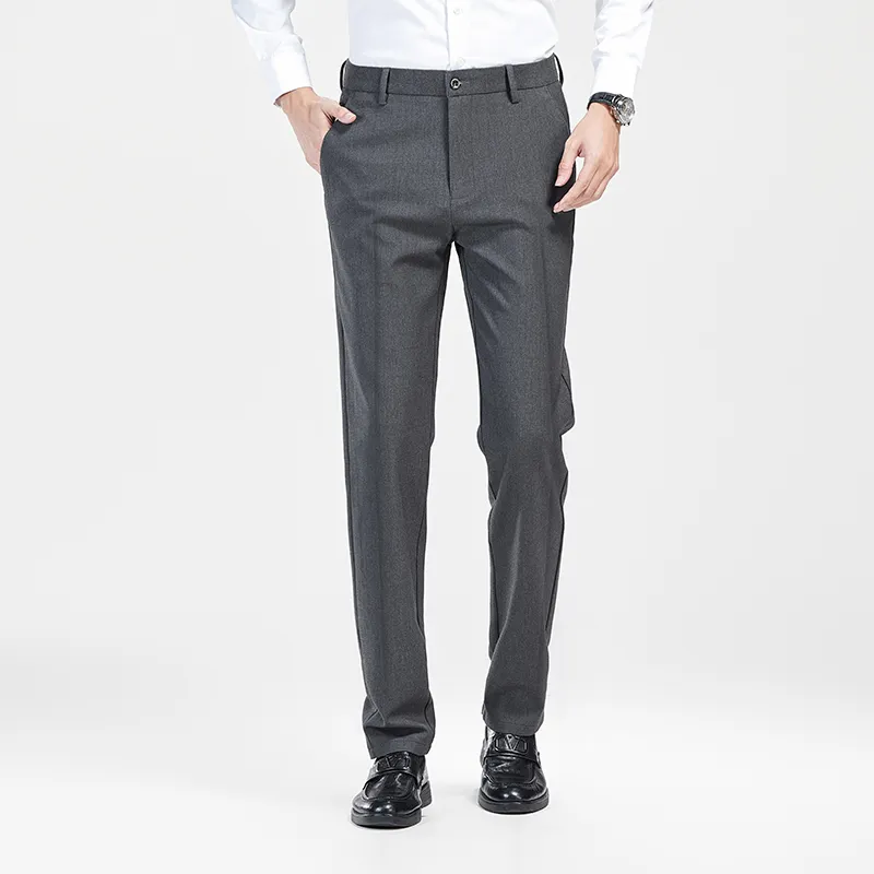 Devanro Casual Pants Men's Black-6