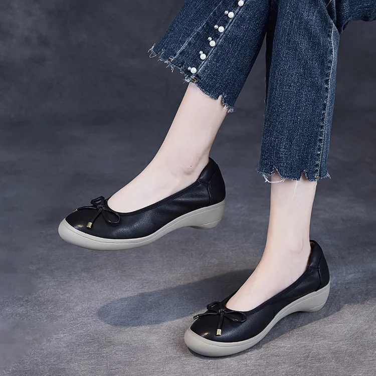 Devanro Casual Single Shoes 4cm Women's-3