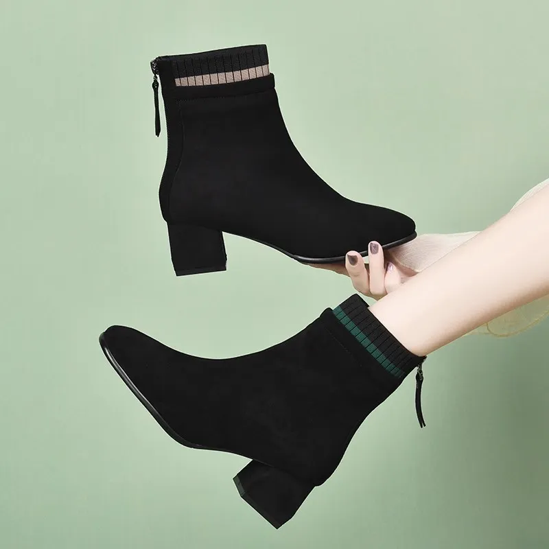 Devanro Ankle Boots 5cm Women's-5