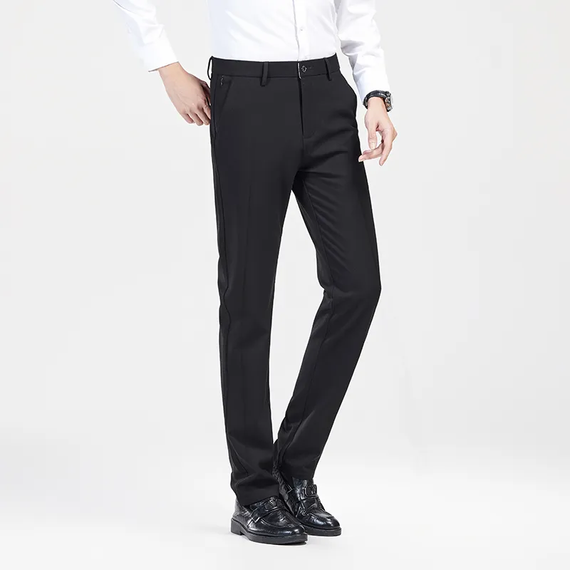 Devanro Casual Pants Men's Black-2