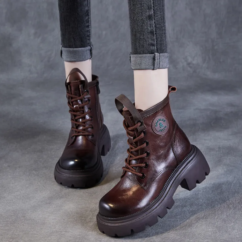 Devanro Short Martin Boot 6.0cm Women's-6