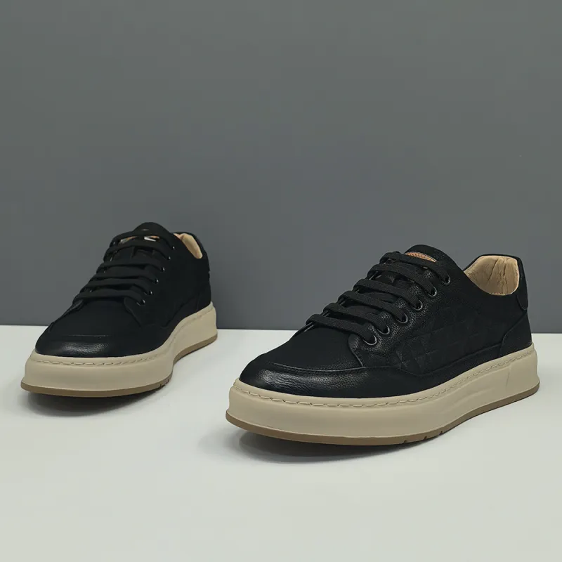 Devanro Moisture-Wicking Wear-Resistant Breathable Slip-Resistant Low-Top Skateboard Shoes Men's-3