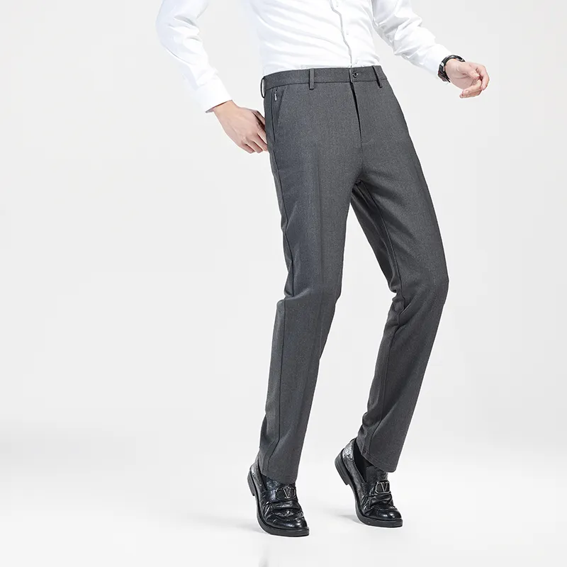 Devanro Casual Pants Men's Black-9