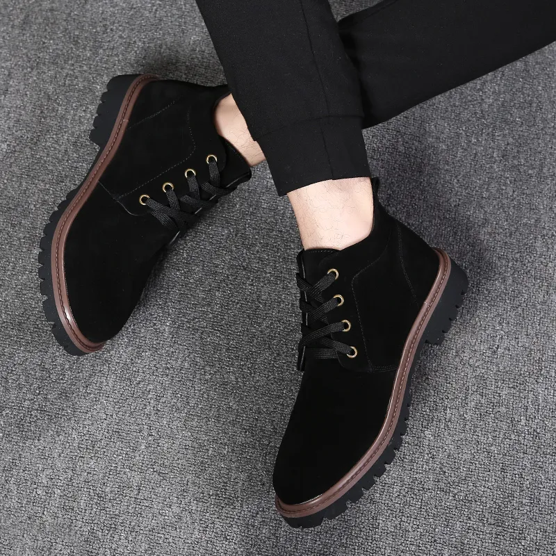 Devanro Casual Shoes Men's Black-4