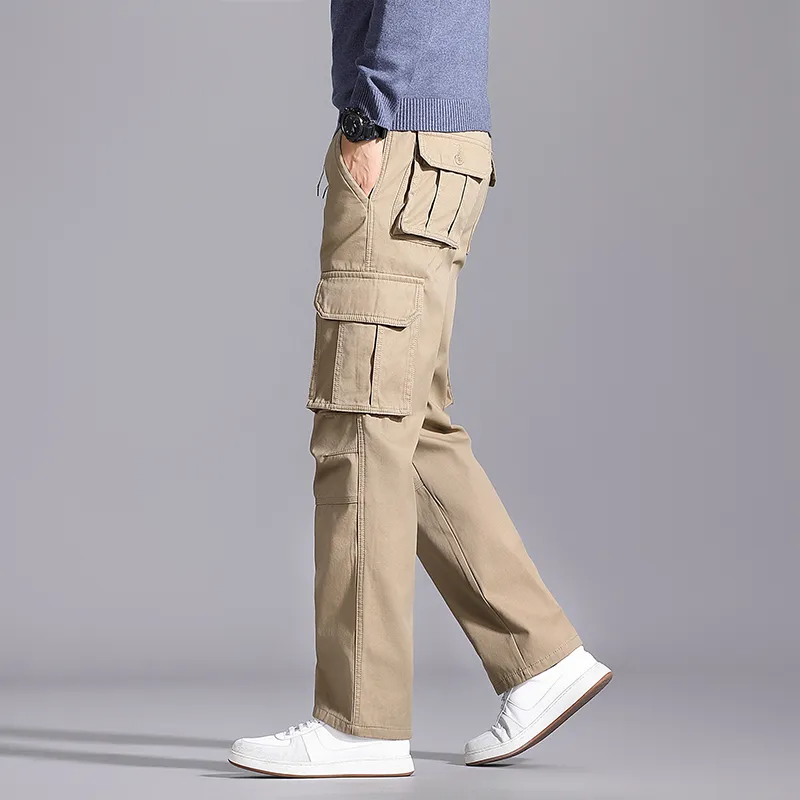 Devanro Casual Pants Men's Army Green-20