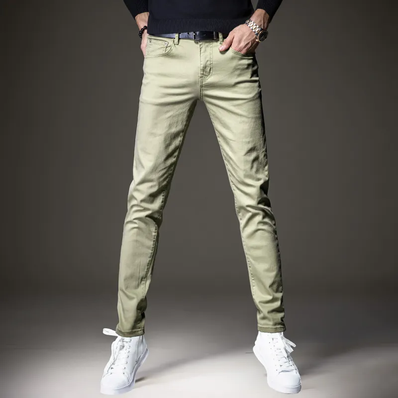 Devanro Casual Pants Men's Khaki-9