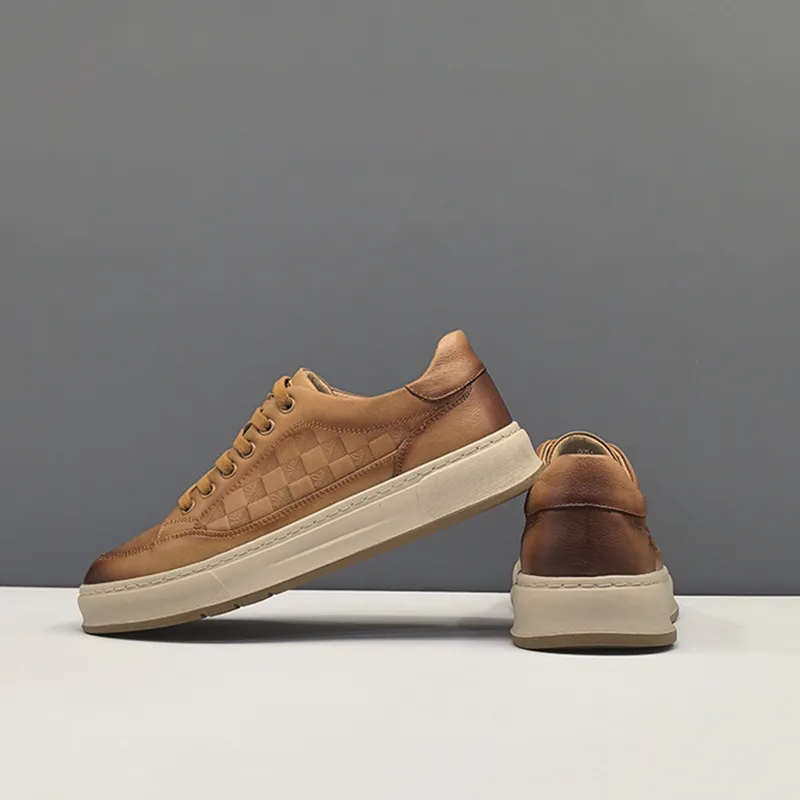 Devanro Moisture-Wicking Wear-Resistant Breathable Slip-Resistant Low-Top Skateboard Shoes Men's-9