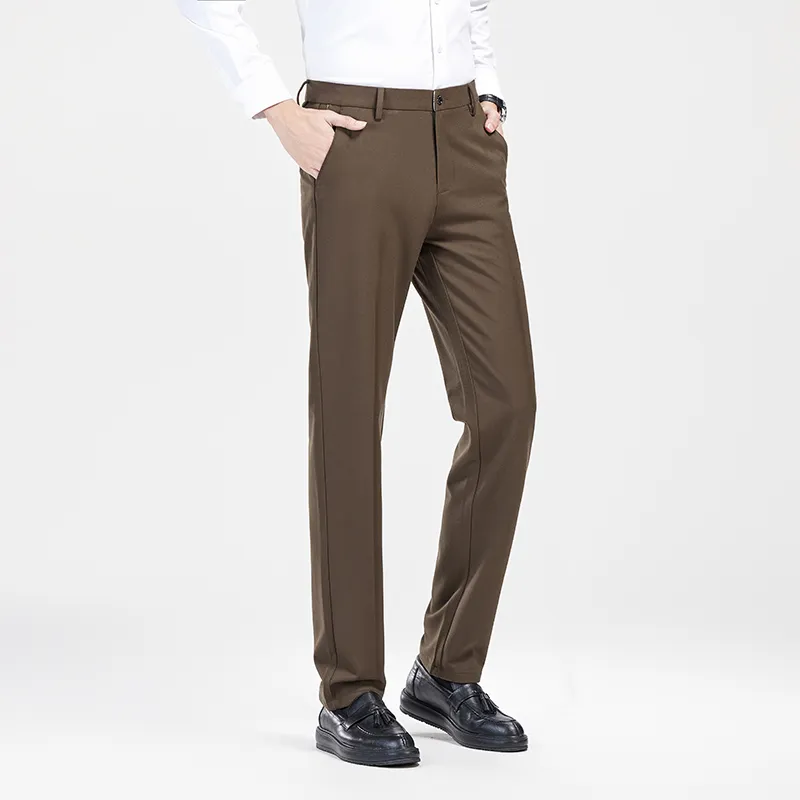 Devanro Casual Pants Men's Black-16