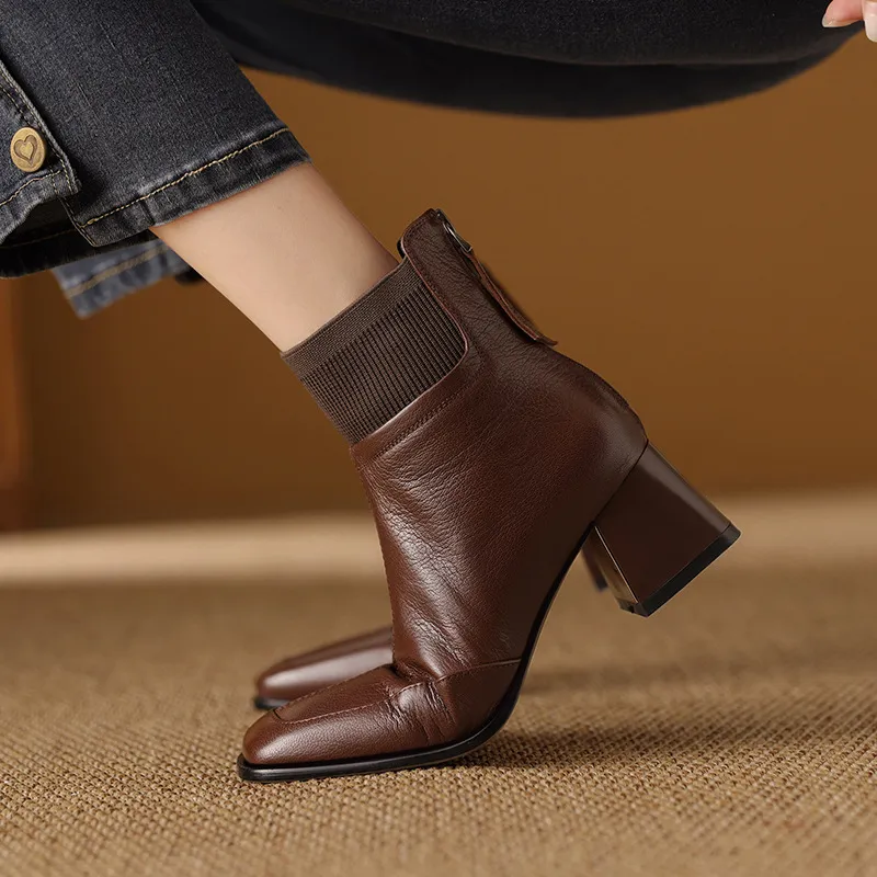 Devanro Ankle Boots 5cm Women's-8
