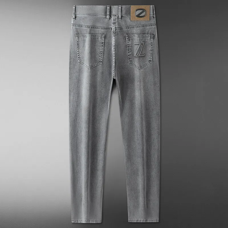 Devanro Jeans Men Gray-1