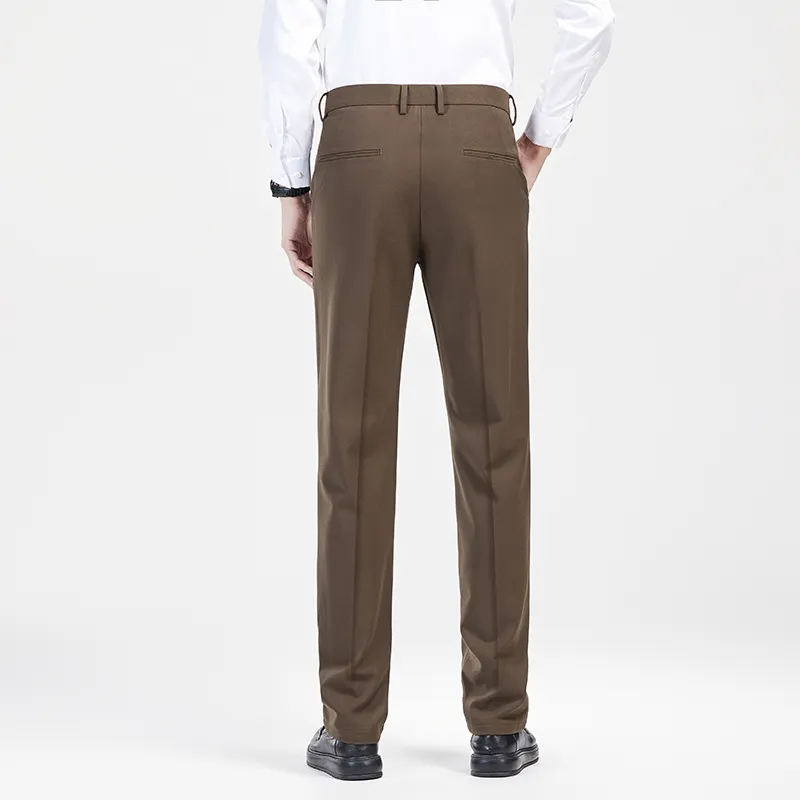 Devanro Casual Pants Men's Black-14