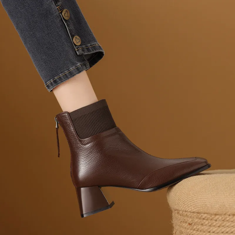 Devanro Ankle Boots 5cm Women's-10