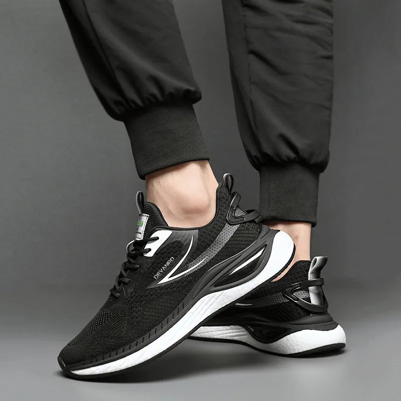 Devanro Cushioning Breathable Low Top Running Shoes Men's-6