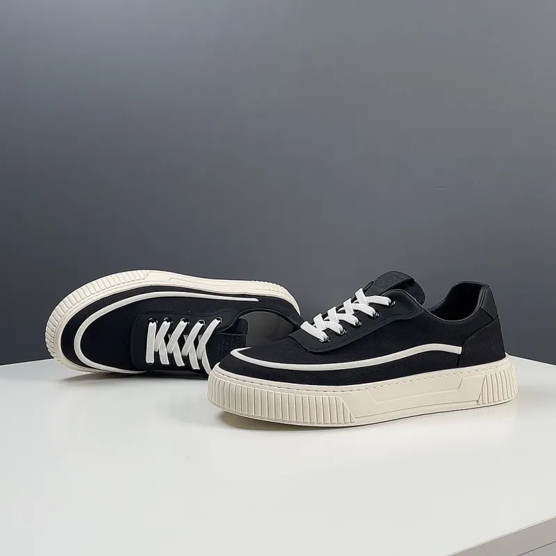 Devanro Abrasion Resistant, Breathable, And Waterproof Low Top Canvas Shoes Men's-2