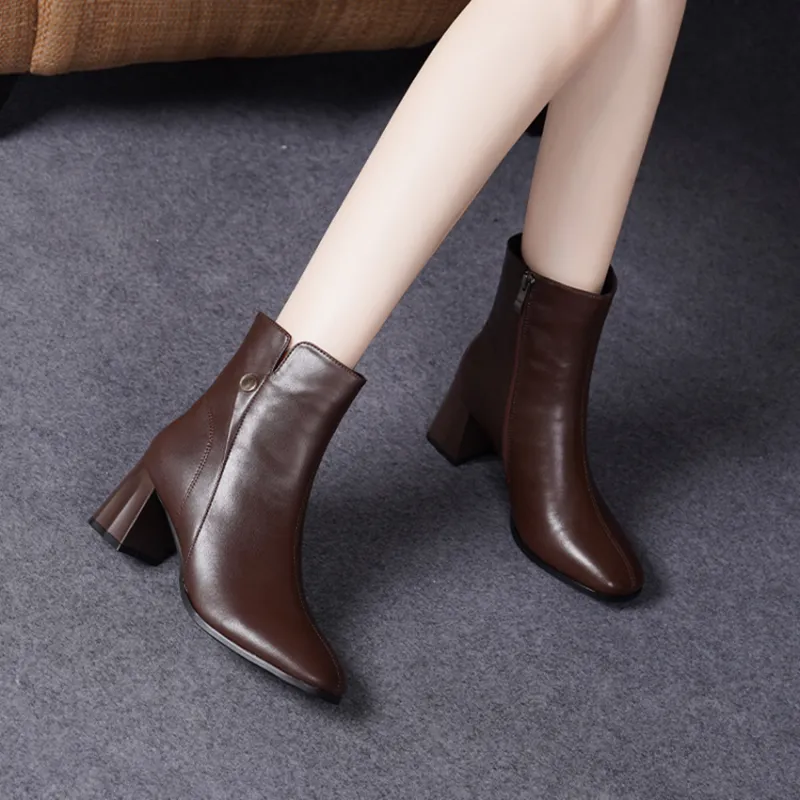 Devanro Ankle Boots 6.0cm Women's-11