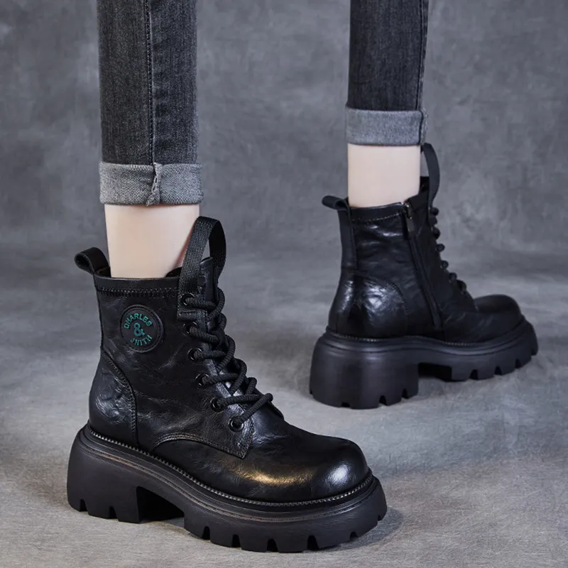 Devanro Short Martin Boot 6.0cm Women's-3