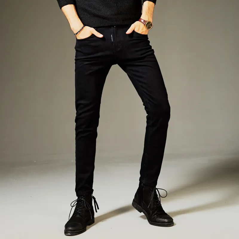 Devanro Jeans Men Black-4