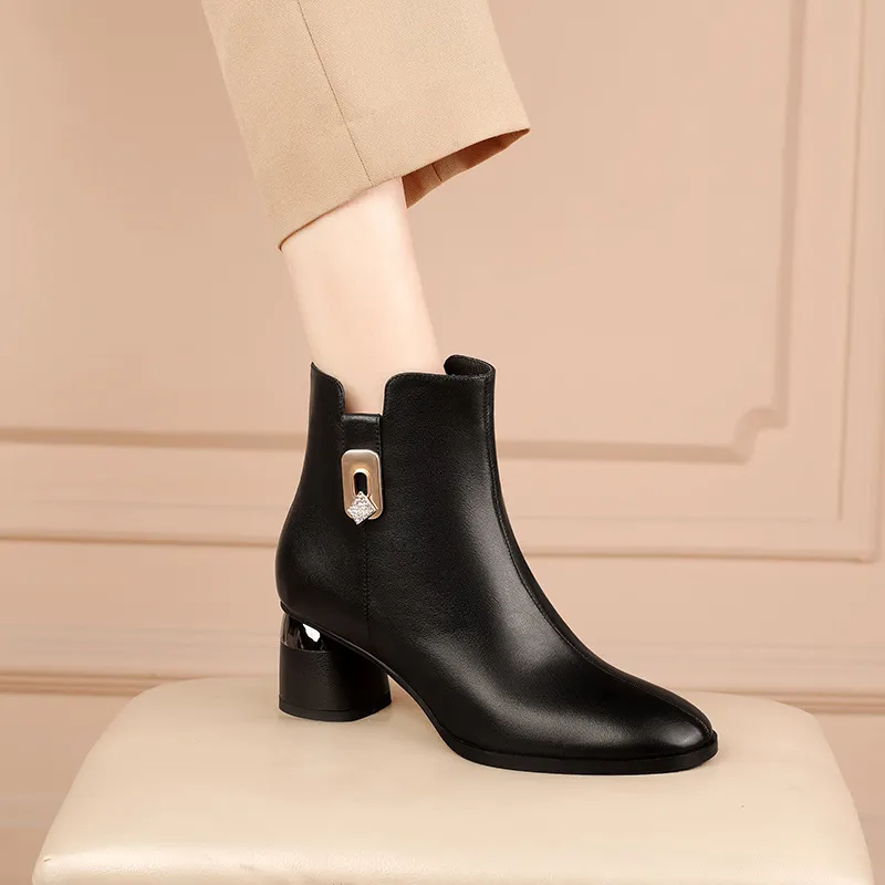 Devanro Ankle Boots 5.5cm Women's-4