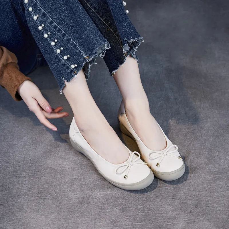 Devanro Casual Single Shoes 4cm Women's-6