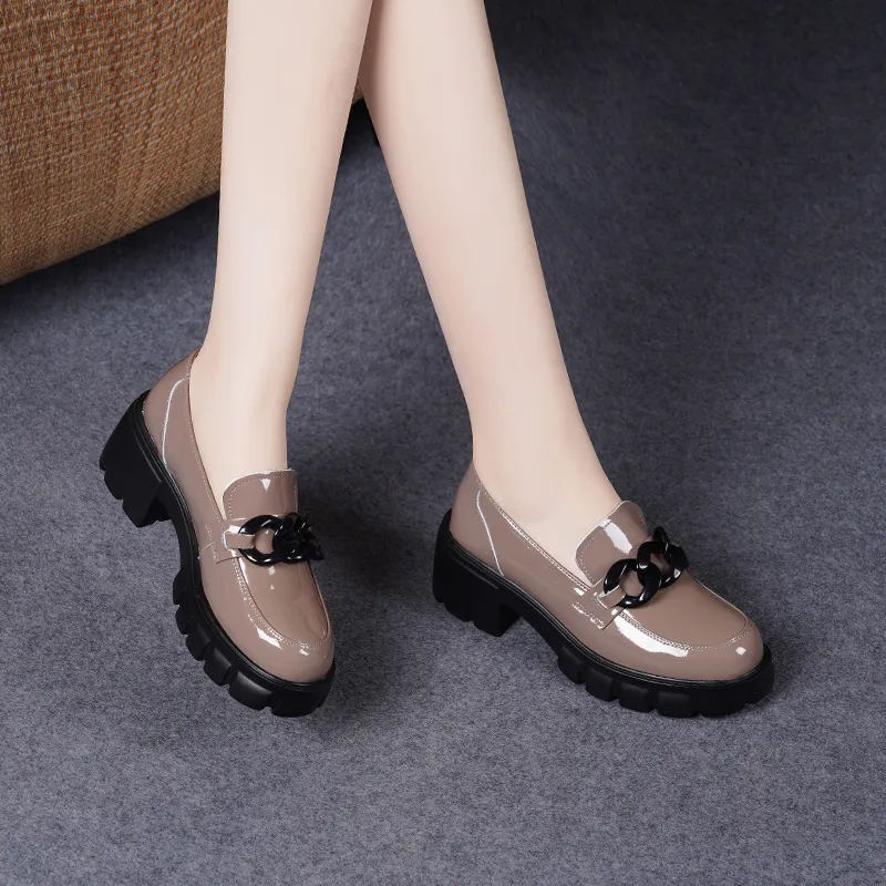 Devanro Loafers Women's Black-9