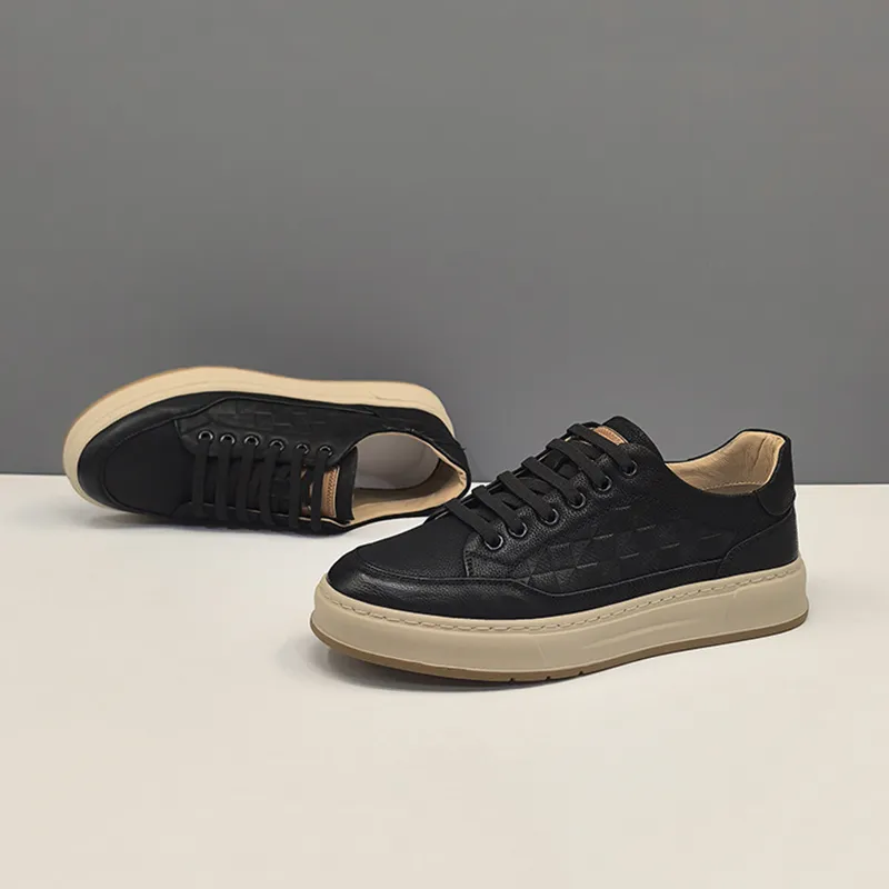 Devanro Moisture-Wicking Wear-Resistant Breathable Slip-Resistant Low-Top Skateboard Shoes Men's-4