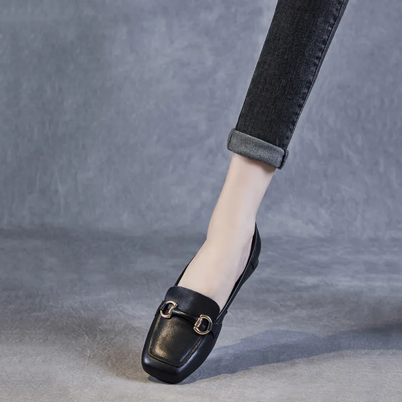 Devanro Loafers Women's Black-5