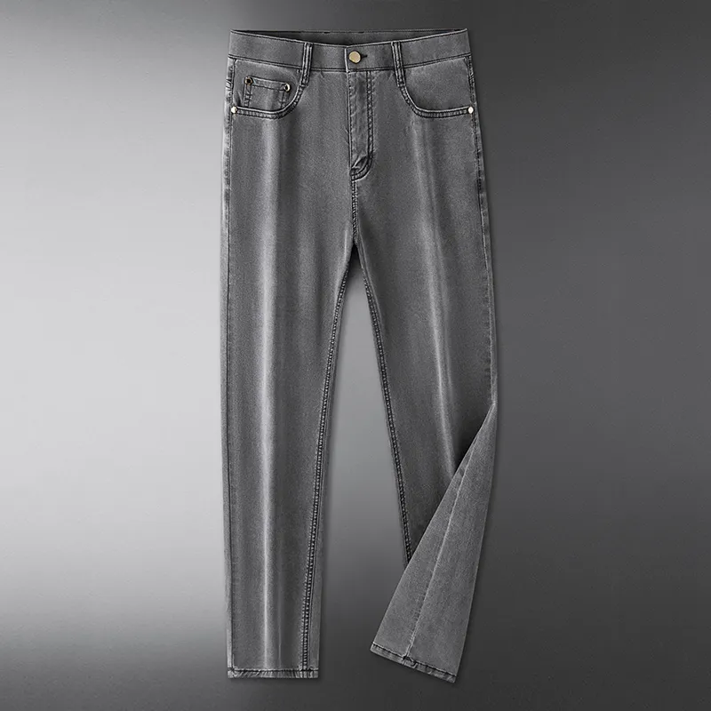 Devanro Jeans Men Gray-2