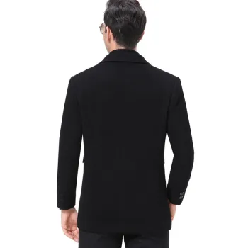 Devanro Coats Men Black