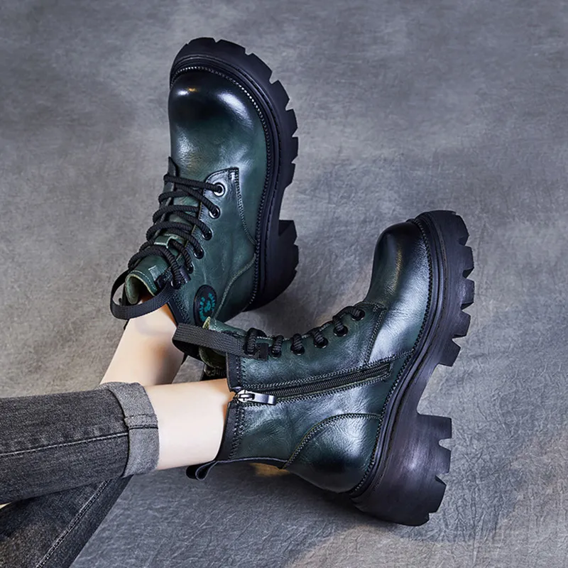 Devanro Short Martin Boot 6.0cm Women's-9