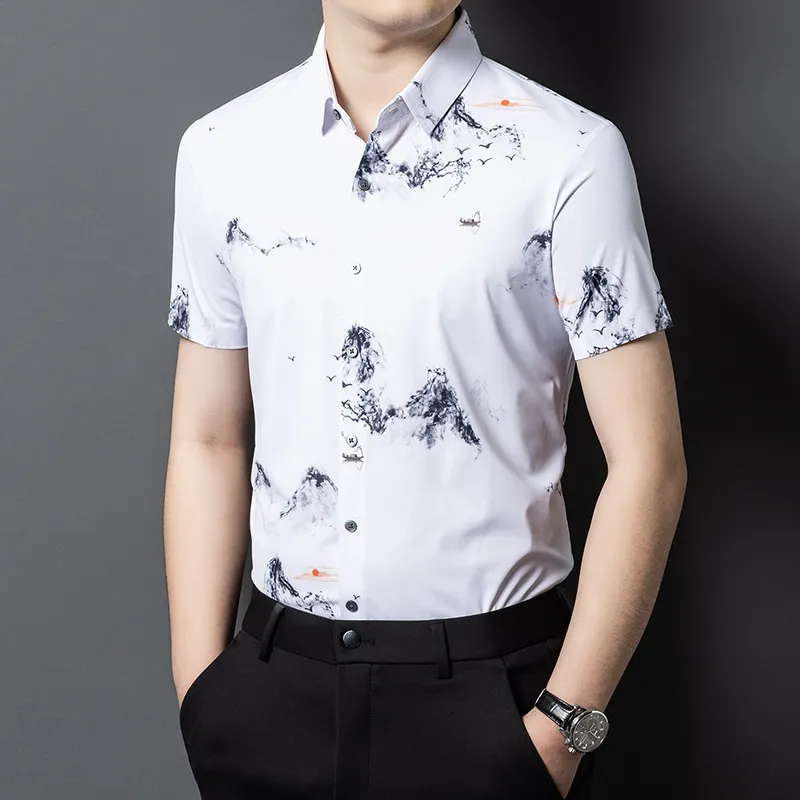 Devanro Shirts Men Blue-1
