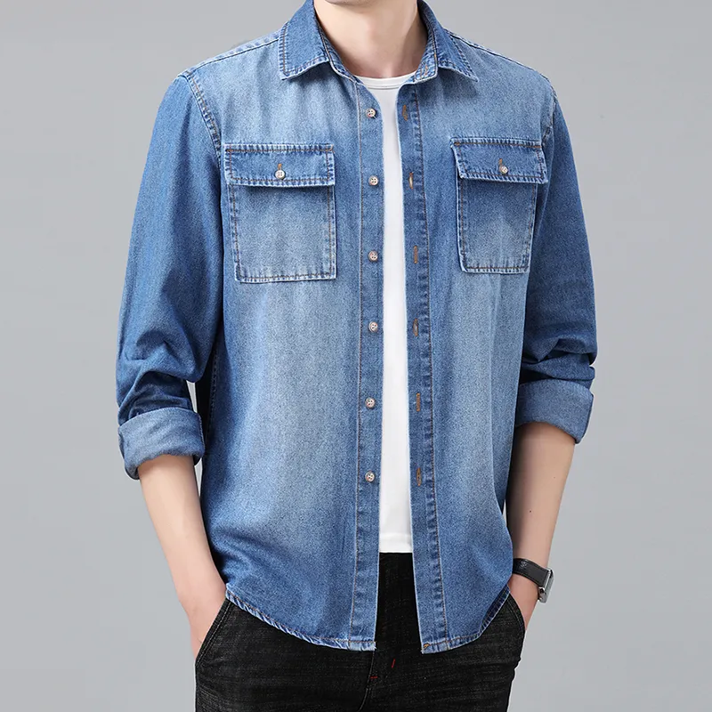 Devanro Denim Jackets Men-5