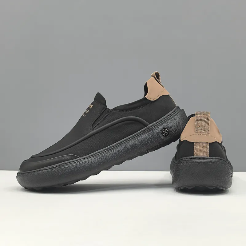 Devanro Casual Shoes Men's Black-4