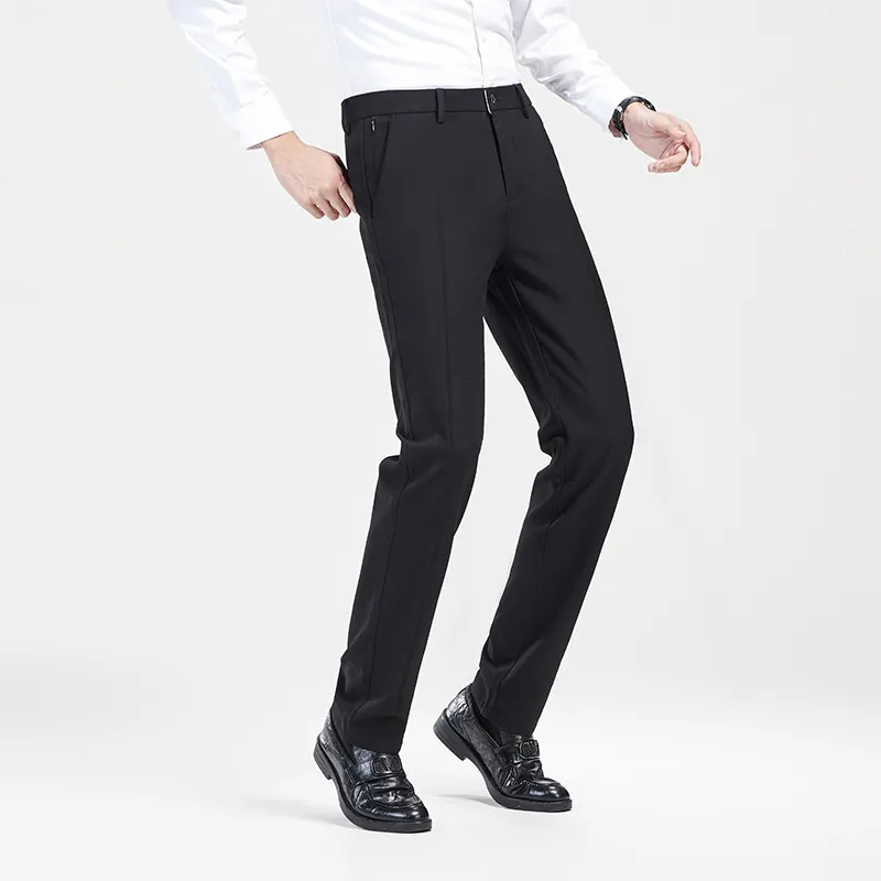 Devanro Casual Pants Men's Black-3