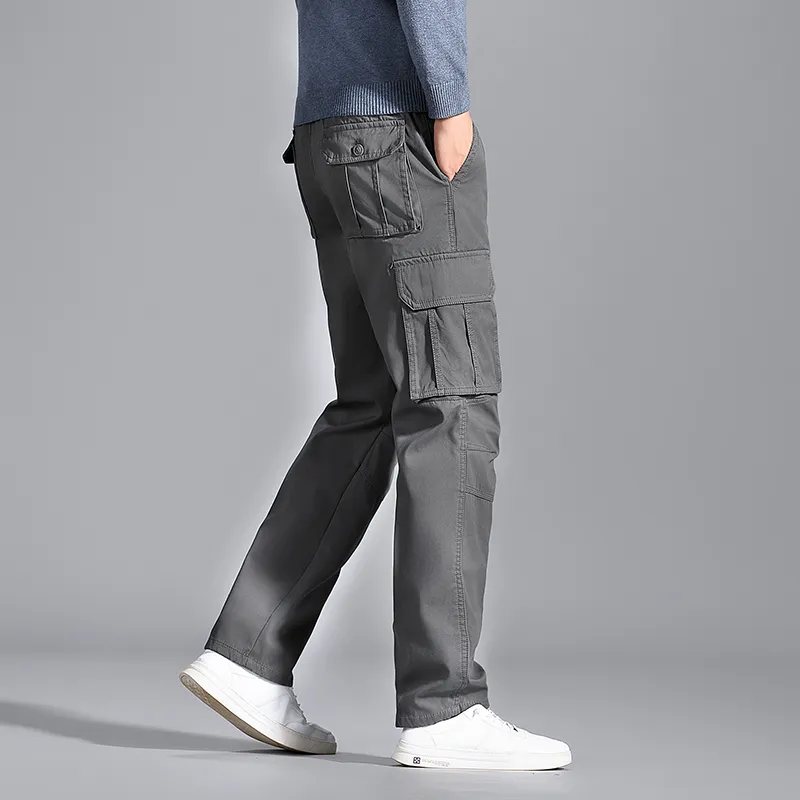 Devanro Casual Pants Men's Army Green-2