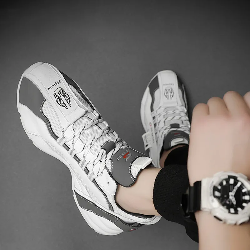 Devanro Wear resistant, Lightweight, Breathable, And Non slip. Low Top Casual Shoes Men's-2