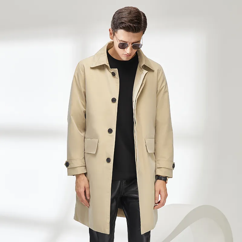 BAIXIAOT Trench Coats Men-2