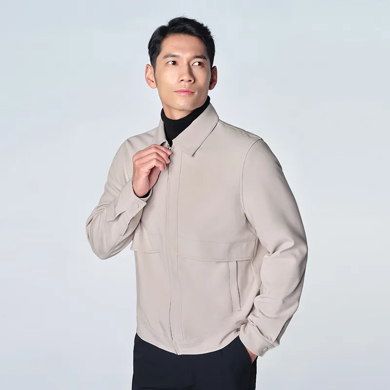 Thumb White Shirt Jackets Coats Men's-3