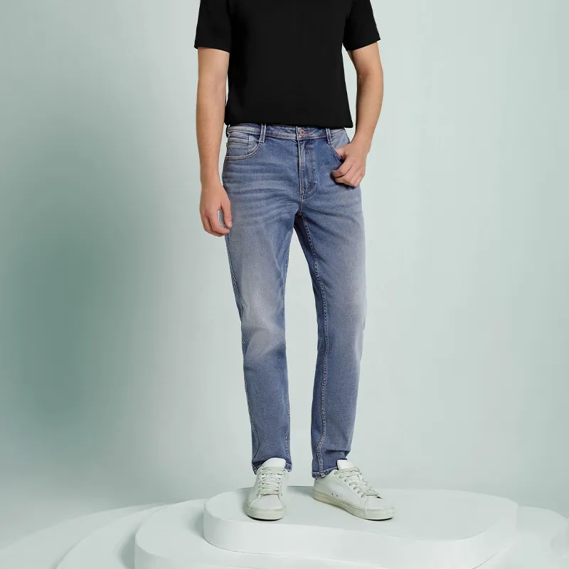 BAIXIAOT Jeans Men Blue-3