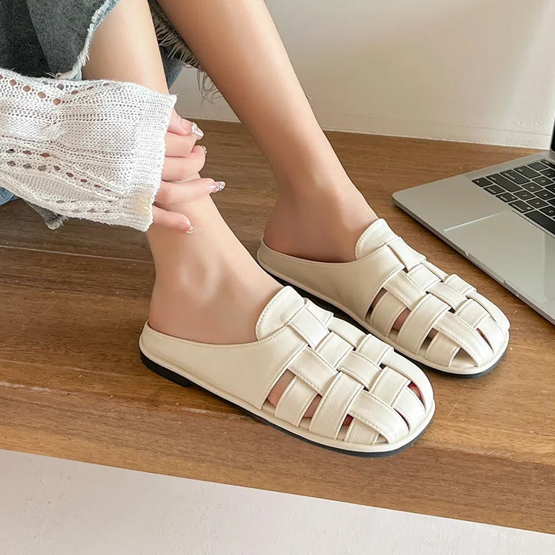 TUOPIN Closed Toe Slippers Women's-23