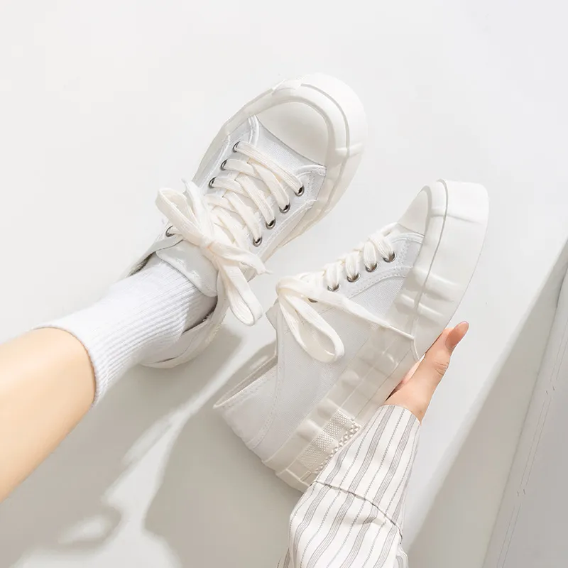 TUOPIN Anti Slip Wear Resistant Low Top Canvas Shoes Women's-8