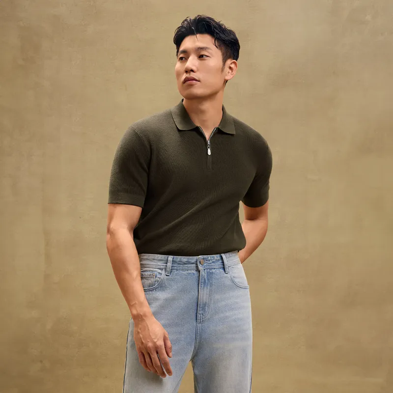 SKARO Polo Shirt Men's Olive Green SKP821-3