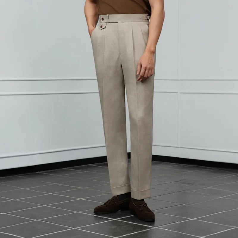 SKARO Suit Trouser Men's Apricot SKX1421-4