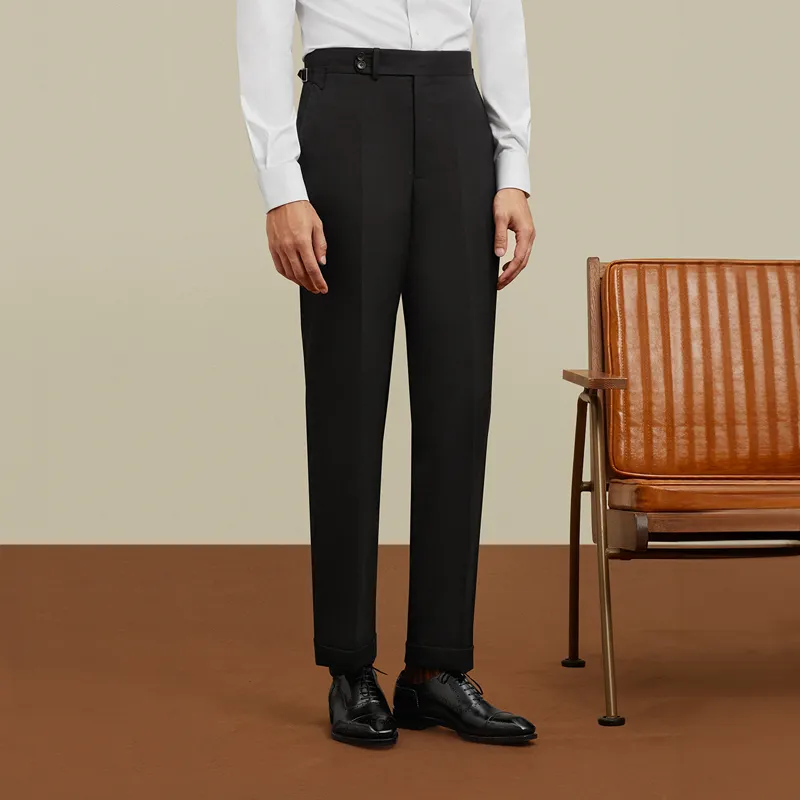 SKARO Suit Trousers Men Black SKX1221-2