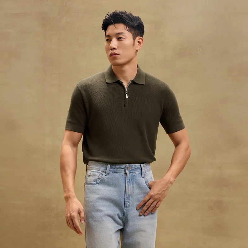 SKARO Polo Shirt Men's Olive Green SKP821-2
